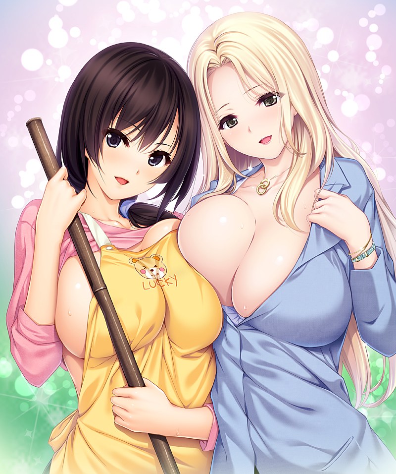 Two cute busty girls